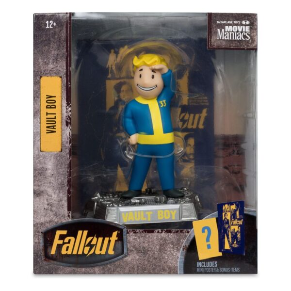 Fallout Movie Maniacs Akció Figura Vault Boy Version 3 14 cm Fallout Movie Maniacs Akció Figura Vault Boy Version 3 14 cm
