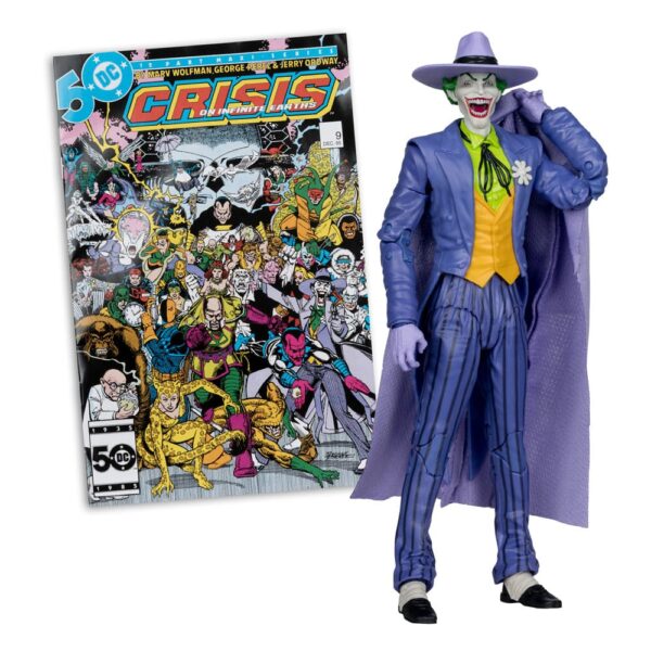 DC Direct Page Punchers Akció Figura The Joker (Crisis on Infinite Earths) 18 cm