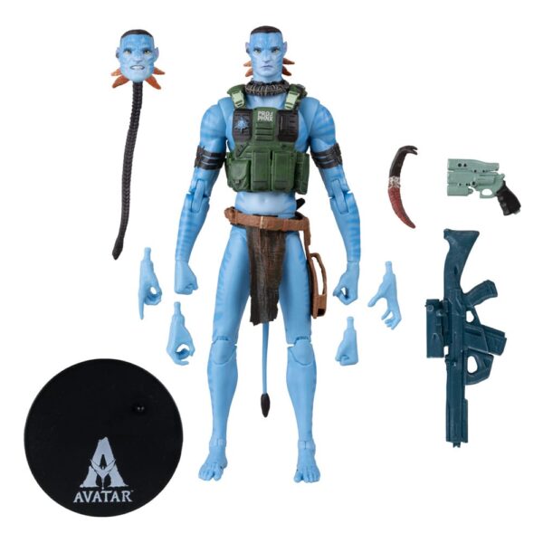 Avatar: Fire and Ash Akció Figura Quaritch (Ash Recom) (Gold Label) 18 cm