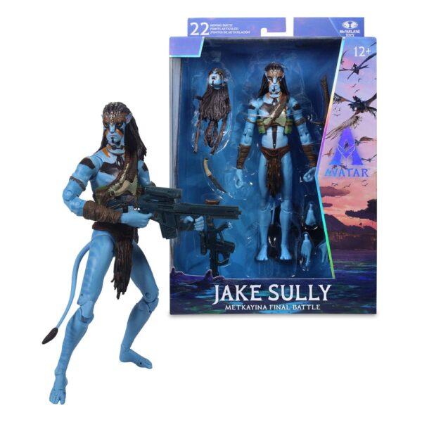 Avatar: Fire and Ash Akció Figura Jake Sully (Metkayina Final Battle) 18 cm