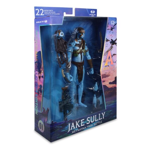 Avatar: Fire and Ash Akció Figura Jake Sully (Metkayina Final Battle) 18 cm