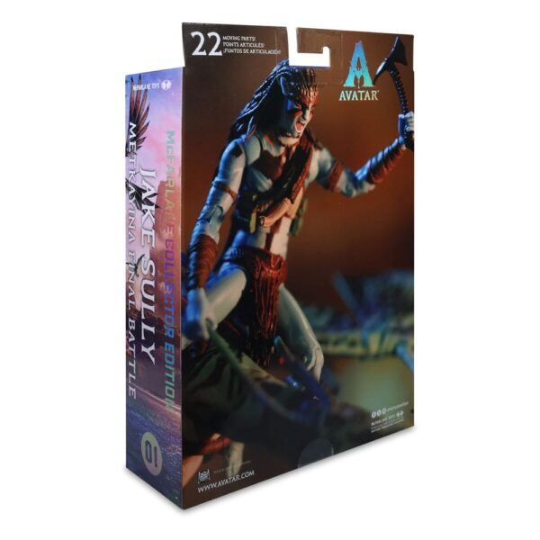 Avatar: Fire and Ash Akció Figura Jake Sully (Metkayina Final Battle) 18 cm