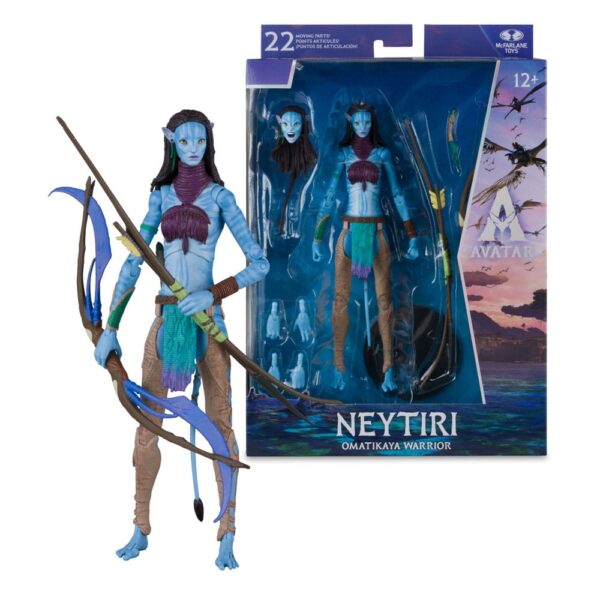Avatar: Fire and Ash Akció Figura Neytiri (Omatikaya Warrior) 18 cm