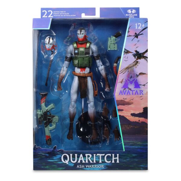 Avatar: Fire and Ash Akció Figura Recom Quaritch (Ash Warrior) 18 cm