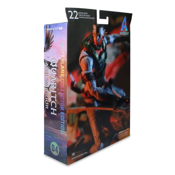 Avatar: Fire and Ash Akció Figura Recom Quaritch (Ash Warrior) 18 cm