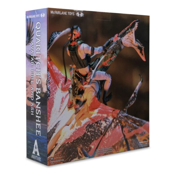Avatar: Fire and Ash Akció Figura Quaritch's new Banshee