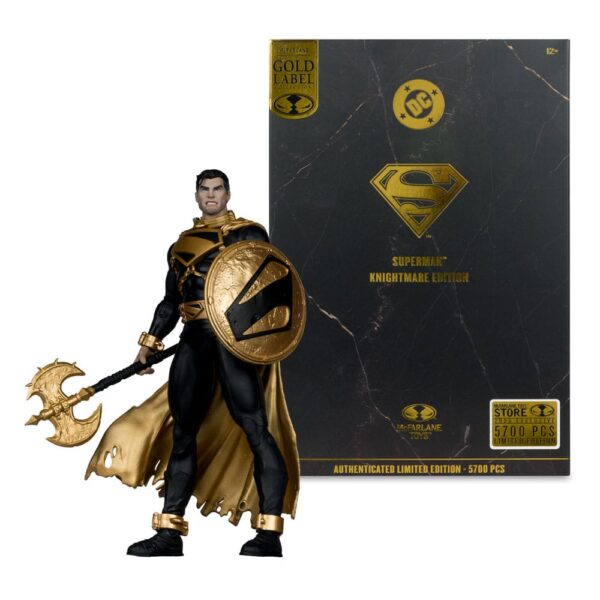 DC Multiverse Akció Figura Superman (Future State) (Knightmare) (Gold Label) 18 cm
