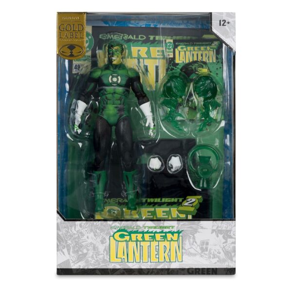 DC Multiverse McFarlane Cover Recreations Akció Figura Green Lantern (Emerald Twilight) (Gold Label) 18 cm DC Multiverse McFarlane Cover Recreations Akció Figura Green Lantern (Emerald Twilight) (Gold Label) 18 cm