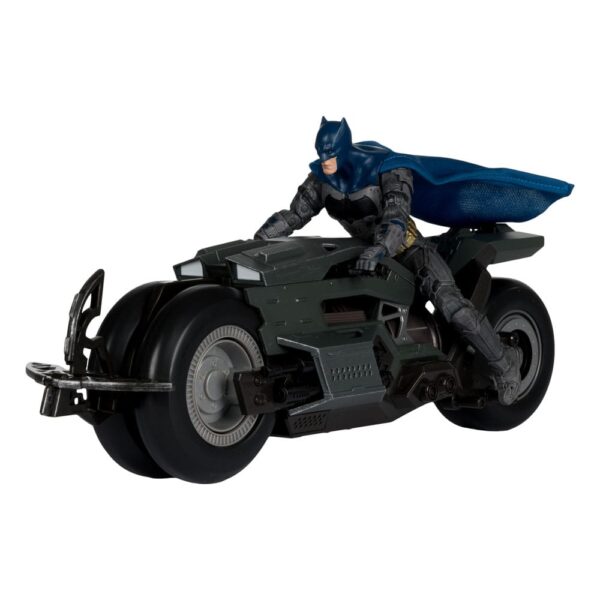 The Flash DC Multiverse Jármű Batcycle with Batman