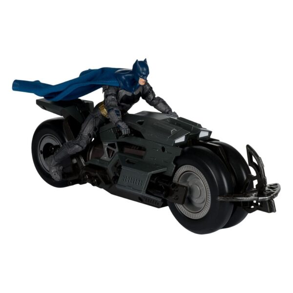The Flash DC Multiverse Jármű Batcycle with Batman