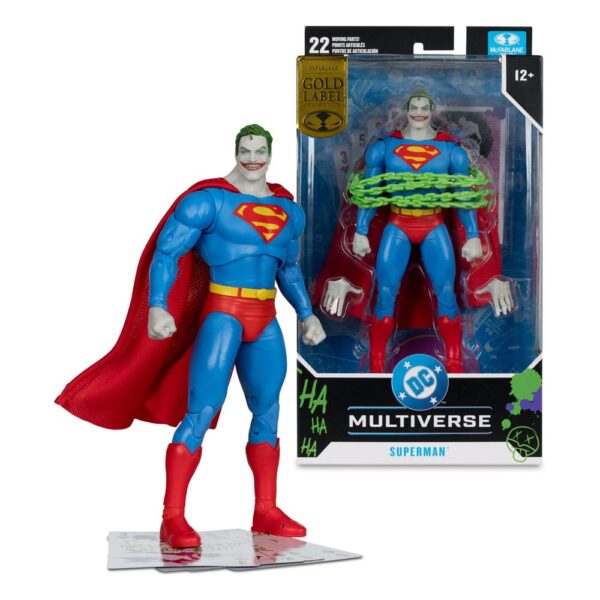 DC Comics DC Multiverse Akció Figura Superman (Superman #9) (Jokerized) (Gold Label) 18 cm DC Comics DC Multiverse Akció Figura Superman (Superman #9) (Jokerized) (Gold Label) 18 cm