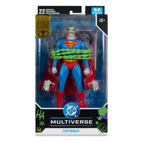 DC Comics DC Multiverse Akció Figura Superman (Superman #9) (Jokerized) (Gold Label) 18 cm DC Comics DC Multiverse Akció Figura Superman (Superman #9) (Jokerized) (Gold Label) 18 cm