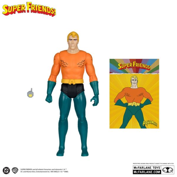DC Retro Super Friends Akció Figura Aquaman 15 cm