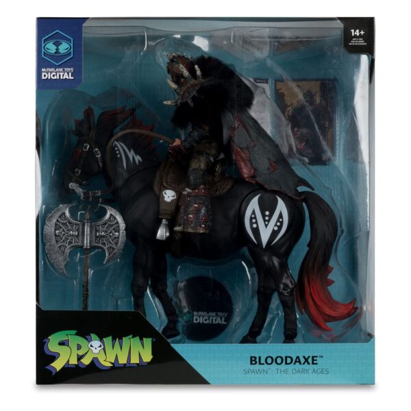 Spawn Akció Figura 2-Pack Bloodaxe with Horse (Spawn: The Dark Ages) 18 cm