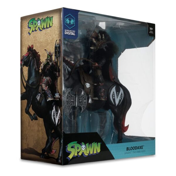 Spawn Akció Figura 2-Pack Bloodaxe with Horse (Spawn: The Dark Ages) 18 cm