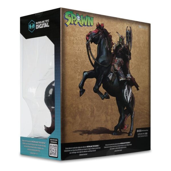 Spawn Akció Figura 2-Pack Bloodaxe with Horse (Spawn: The Dark Ages) 18 cm