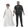 Universal Monsters Akció Figuras 2-Pack Bride of Frankenstein 90th Anniversary The Monster & His Mate 18 cm