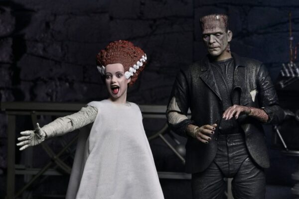 Universal Monsters Akció Figuras 2-Pack Bride of Frankenstein 90th Anniversary The Monster & His Mate 18 cm