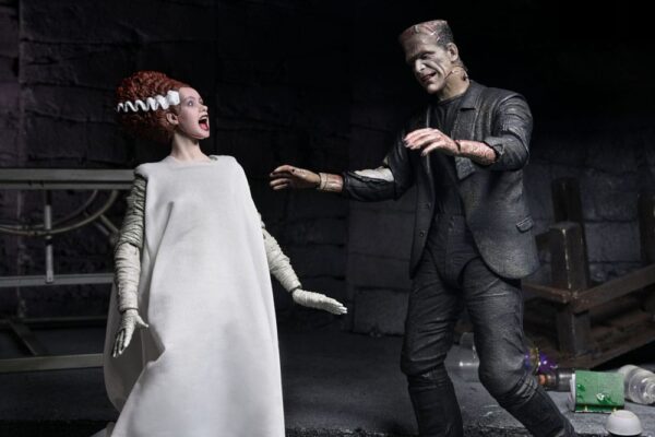 Universal Monsters Akció Figuras 2-Pack Bride of Frankenstein 90th Anniversary The Monster & His Mate 18 cm