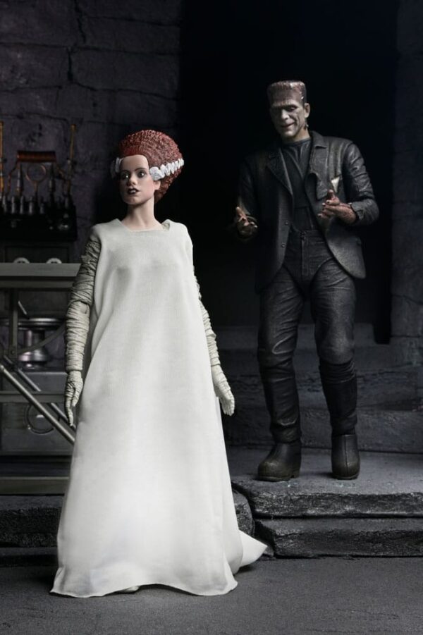 Universal Monsters Akció Figuras 2-Pack Bride of Frankenstein 90th Anniversary The Monster & His Mate 18 cm