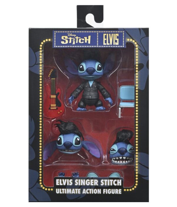 Lilo & Stitch Akció Figura Ultimate Singer Elvis Stitch 7 cm