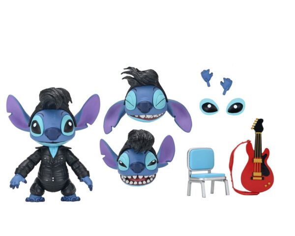 Lilo & Stitch Akció Figura Ultimate Singer Elvis Stitch 7 cm