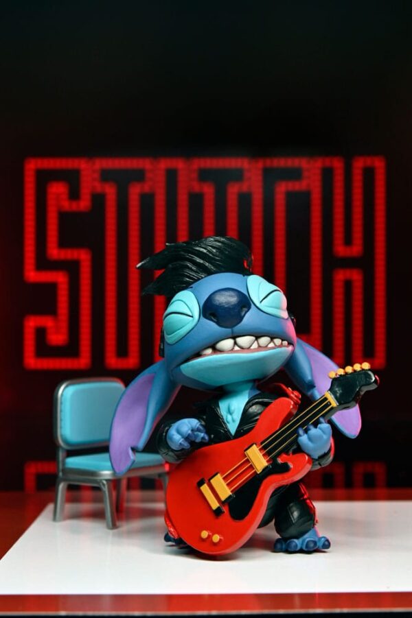 Lilo & Stitch Akció Figura Ultimate Singer Elvis Stitch 7 cm