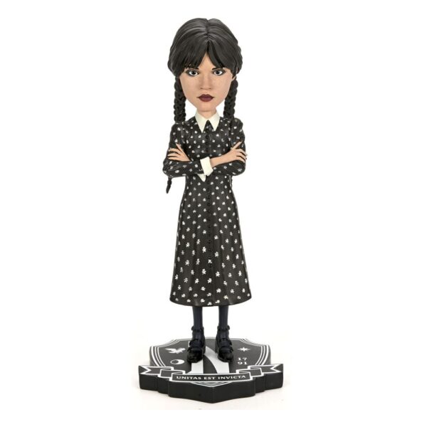 Wednesday Head Knocker Bobble-Head Wednesday Addams 21 cm Wednesday Head Knocker Bobble-Head Wednesday Addams 21 cm