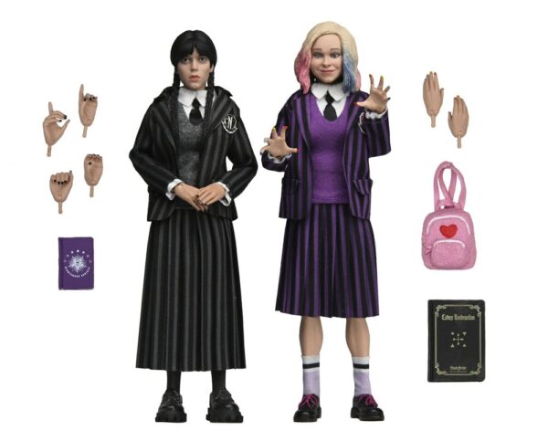 Wednesday Akció Figuras 2 Pack Wednesday Addams (Nevermore Uniform) and Enid 20 cm Wednesday Akció Figuras 2 Pack Wednesday Addams (Nevermore Uniform) and Enid 20 cm