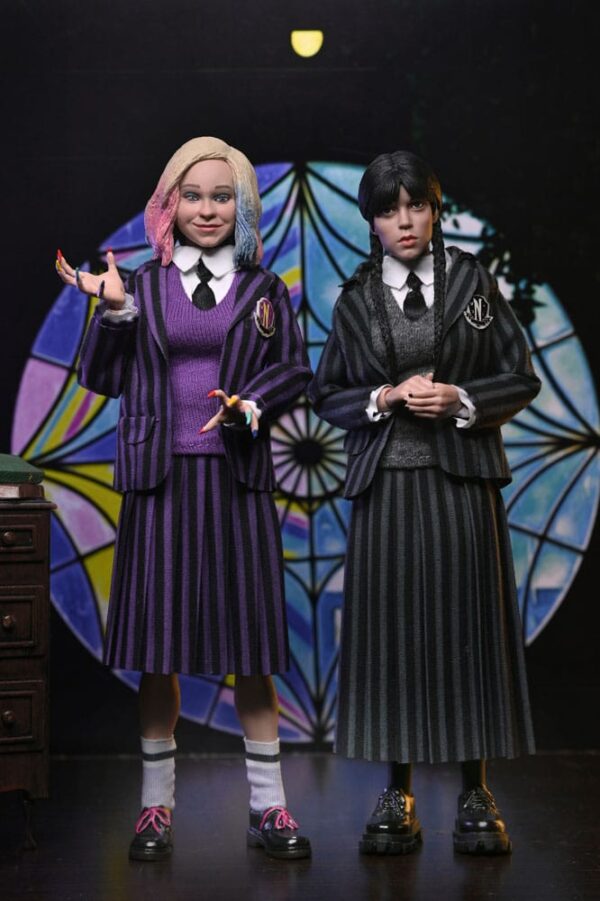 Wednesday Akció Figuras 2 Pack Wednesday Addams (Nevermore Uniform) and Enid 20 cm Wednesday Akció Figuras 2 Pack Wednesday Addams (Nevermore Uniform) and Enid 20 cm