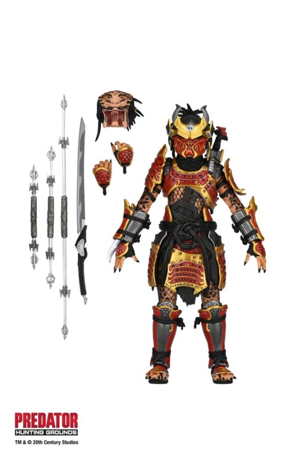 Predator: Hunting Grounds Akció Figura Ultimate Samurai Predator 17 cm