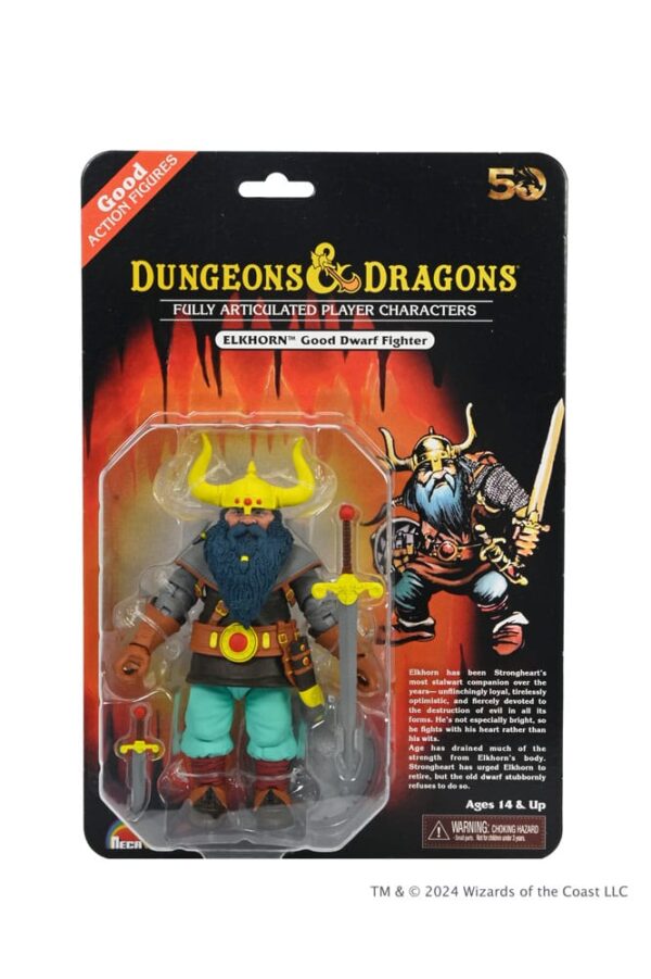 Dungeons and Dragons Scale Akció Figura 50th Anniversary Elkhorn on Blister Card 18 cm