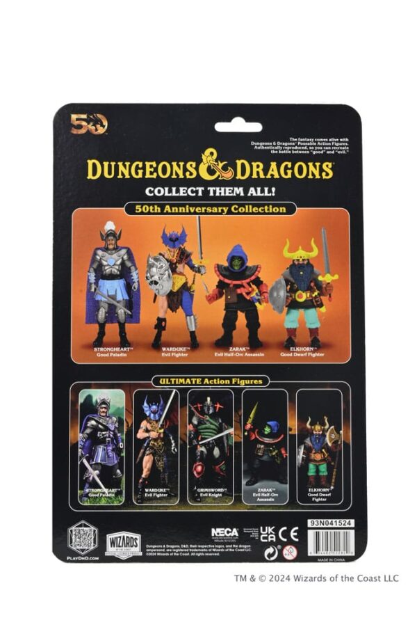 Dungeons and Dragons Scale Akció Figura 50th Anniversary Elkhorn on Blister Card 18 cm
