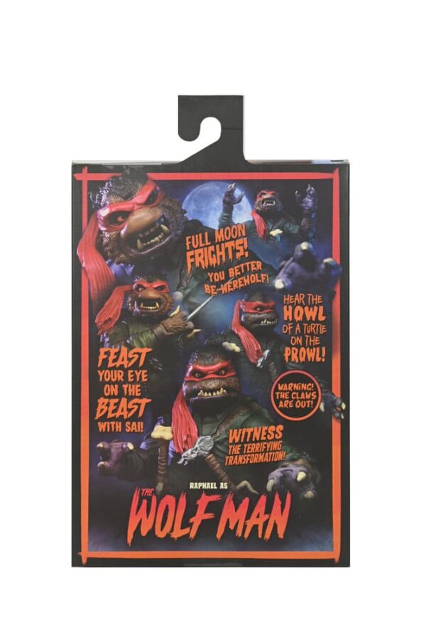 Universal Monsters x Teenage Mutant Ninja Turtles Akció Figura Ultimate Raphael as The Wolfman 18 cm