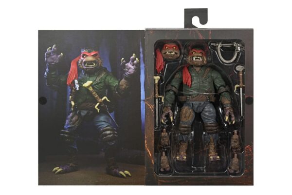 Universal Monsters x Teenage Mutant Ninja Turtles Akció Figura Ultimate Raphael as The Wolfman 18 cm