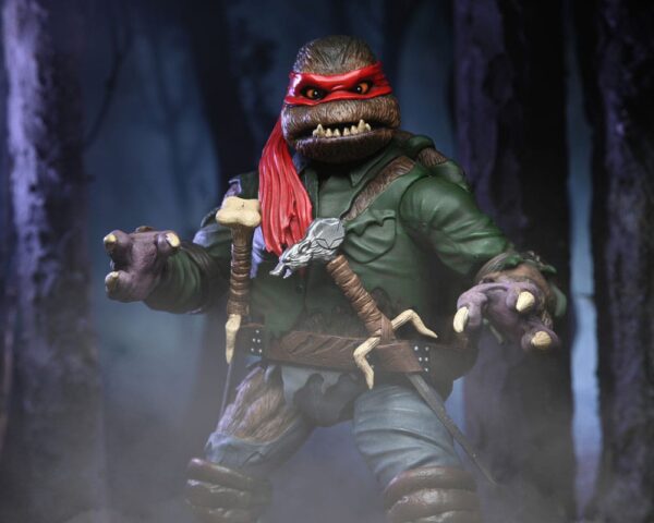 Universal Monsters x Teenage Mutant Ninja Turtles Akció Figura Ultimate Raphael as The Wolfman 18 cm