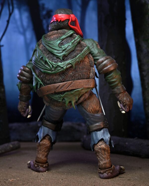 Universal Monsters x Teenage Mutant Ninja Turtles Akció Figura Ultimate Raphael as The Wolfman 18 cm