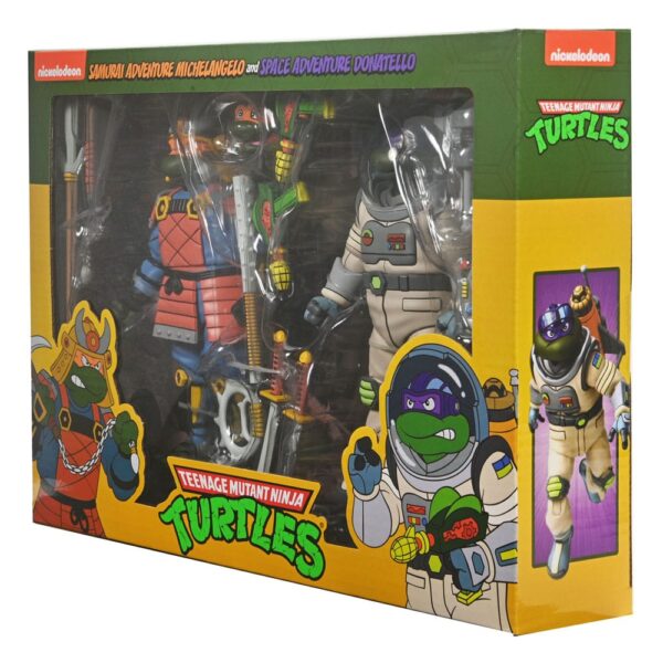 Teenage Mutant Ninja Turtles (Cartoon) Akció Figura 2 Pack Space Adventure & Samurai Turtles 18 cm