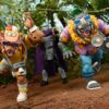 Teenage Mutant Ninja Turtles (Cartoon 1980) Akció Figura 2 Pack Vacation Bebop and Rocksteady 18 cm
