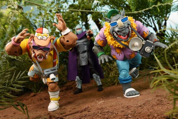 Teenage Mutant Ninja Turtles (Cartoon 1980) Akció Figura 2 Pack Vacation Bebop and Rocksteady 18 cm