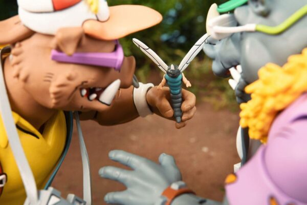 Teenage Mutant Ninja Turtles (Cartoon 1980) Akció Figura 2 Pack Vacation Bebop and Rocksteady 18 cm