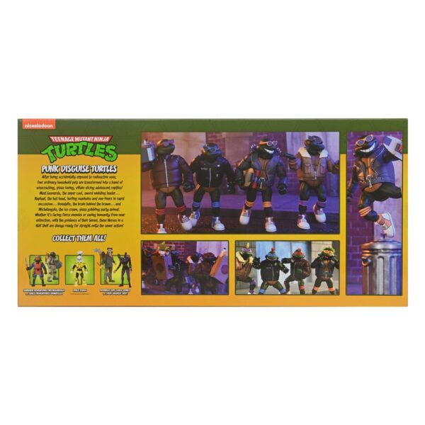 Teenage Mutant Ninja Turtles (Cartoon) Akció Figuras 4-Pack Punk Turtles 18 cm