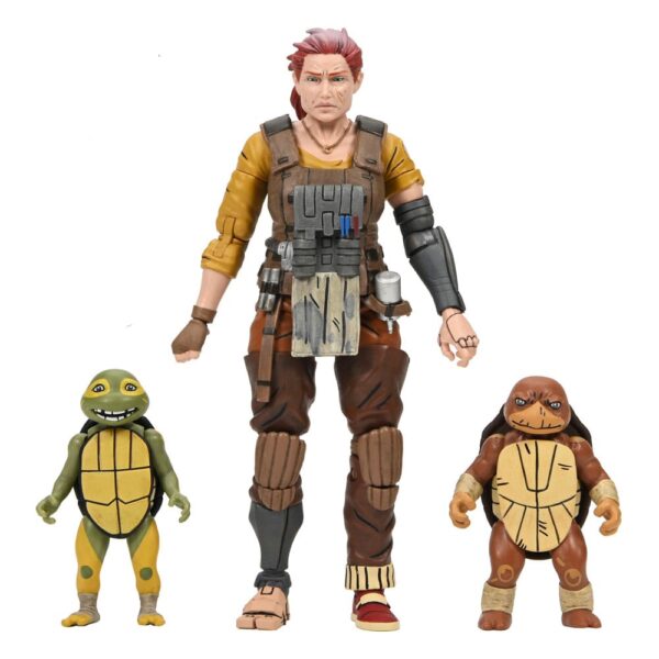 Teenage Mutant Ninja Turtles (The Last Ronin The Lost Years) Akció Figura Grammy April with Baby Yi & Moja 18 cm