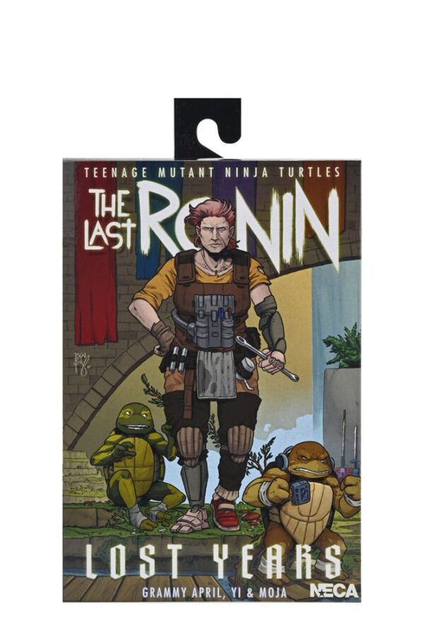 Teenage Mutant Ninja Turtles (The Last Ronin The Lost Years) Akció Figura Grammy April with Baby Yi & Moja 18 cm