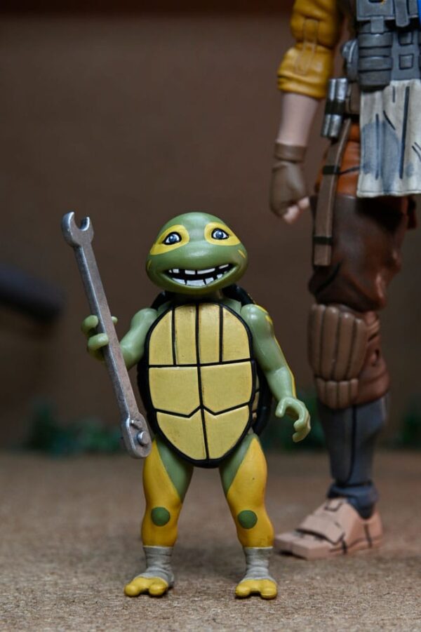 Teenage Mutant Ninja Turtles (The Last Ronin The Lost Years) Akció Figura Grammy April with Baby Yi & Moja 18 cm