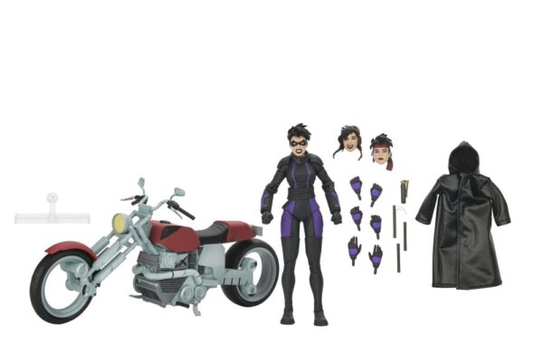 Teenage Mutant Ninja Turtles (The Last Ronin The Lost Years) Akció Figura Casey Marie with Last Ronin Motorcycle 18 cm Teenage Mutant Ninja Turtles (The Last Ronin The Lost Years) Akció Figura Casey Marie with Last Ronin Motorcycle 18 cm