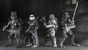 Universal Monsters x Teenage Mutant Ninja Turtles Akció Figuras 4-Pack Turtles Black & White 18 cm Universal Monsters x Teenage Mutant Ninja Turtles Akció Figuras 4-Pack Turtles Black & White 18 cm