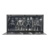 Universal Monsters x Teenage Mutant Ninja Turtles Akció Figuras 4-Pack Turtles Black & White 18 cm