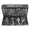 Universal Monsters x Teenage Mutant Ninja Turtles Akció Figuras 4-Pack Turtles Black & White 18 cm