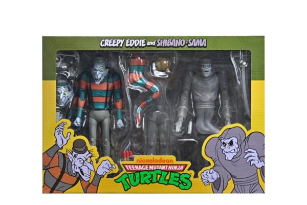 Teenage Mutant Ninja Turtles: Saturday Morning Adventures Akció Figura 2-Pack Creepy Eddie & Shibano-Sama 17 cm